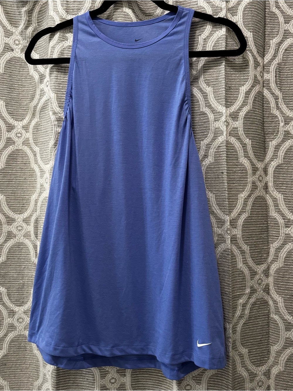 Nike DriFit blue racer back tank top workout top